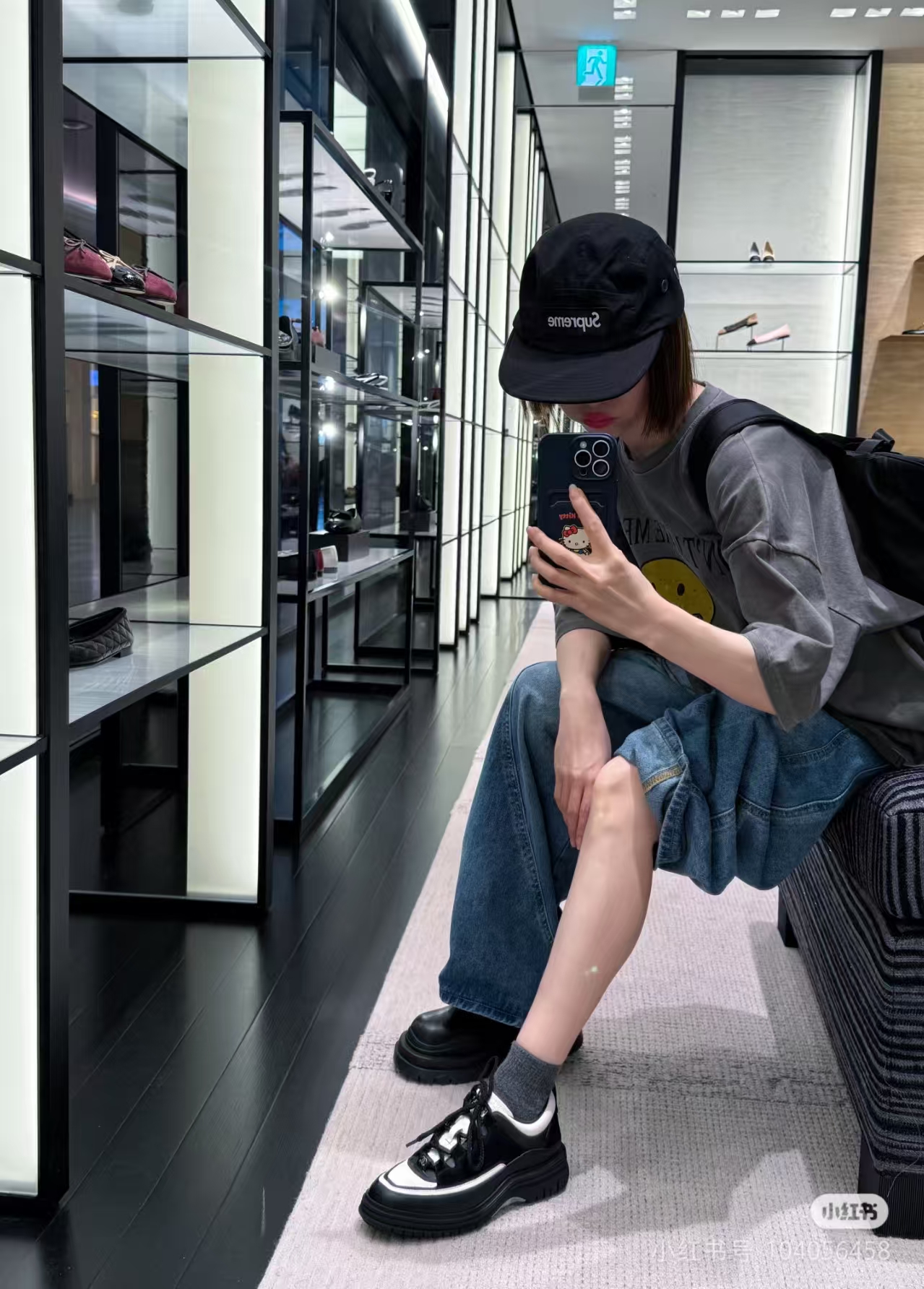 秋季增高轻职风拼色时尚休闲鞋黑白休闲鞋时尚女鞋