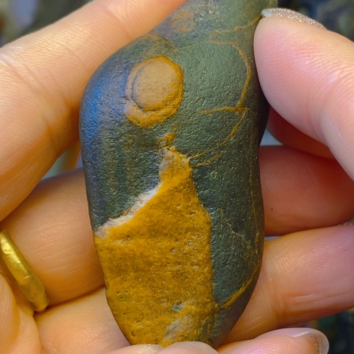 石材外蒙眼睛石默认瑕疵不退不换