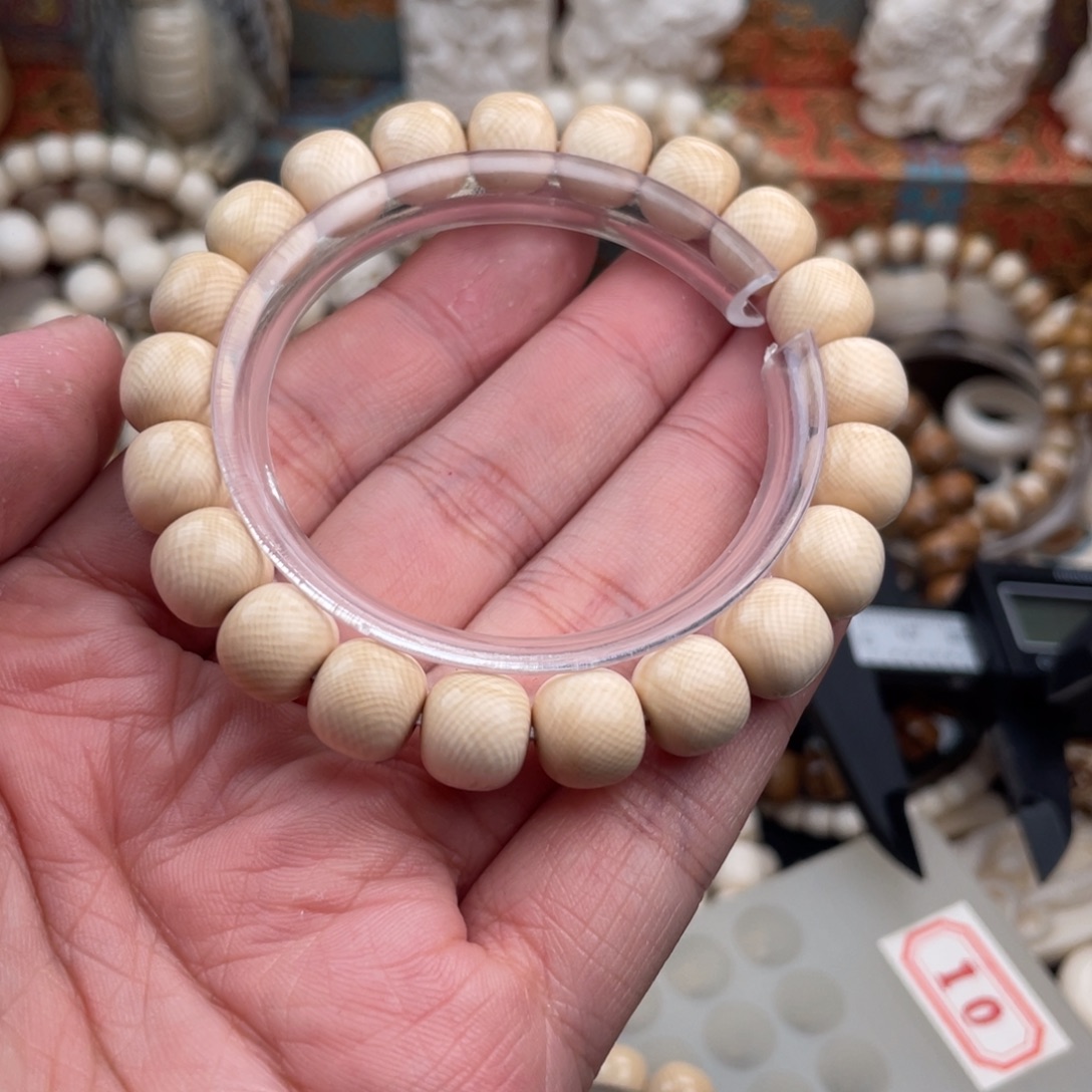 之***余猛犸象牙手串/手链/手镯