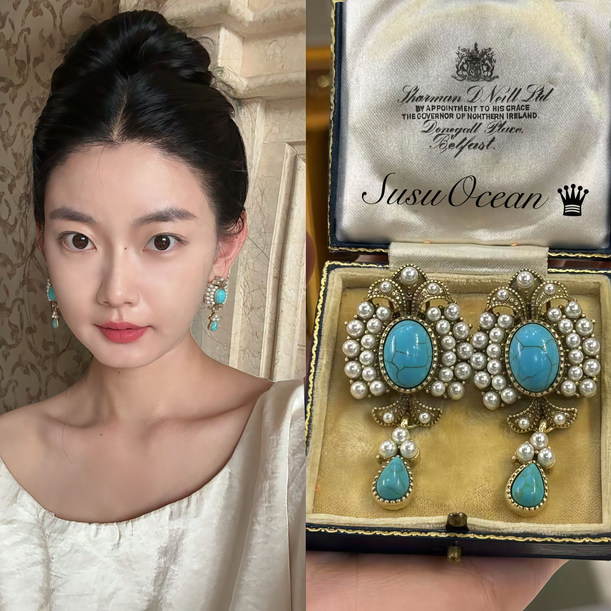 铜合金耳饰 【517】SusuOcean鉴赏珠宝