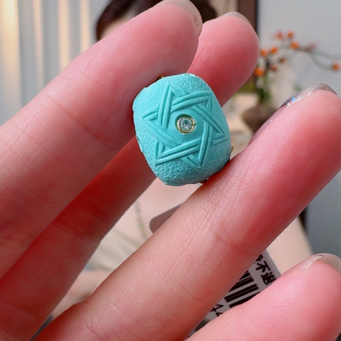 未镶嵌绿松石珠宝奇石