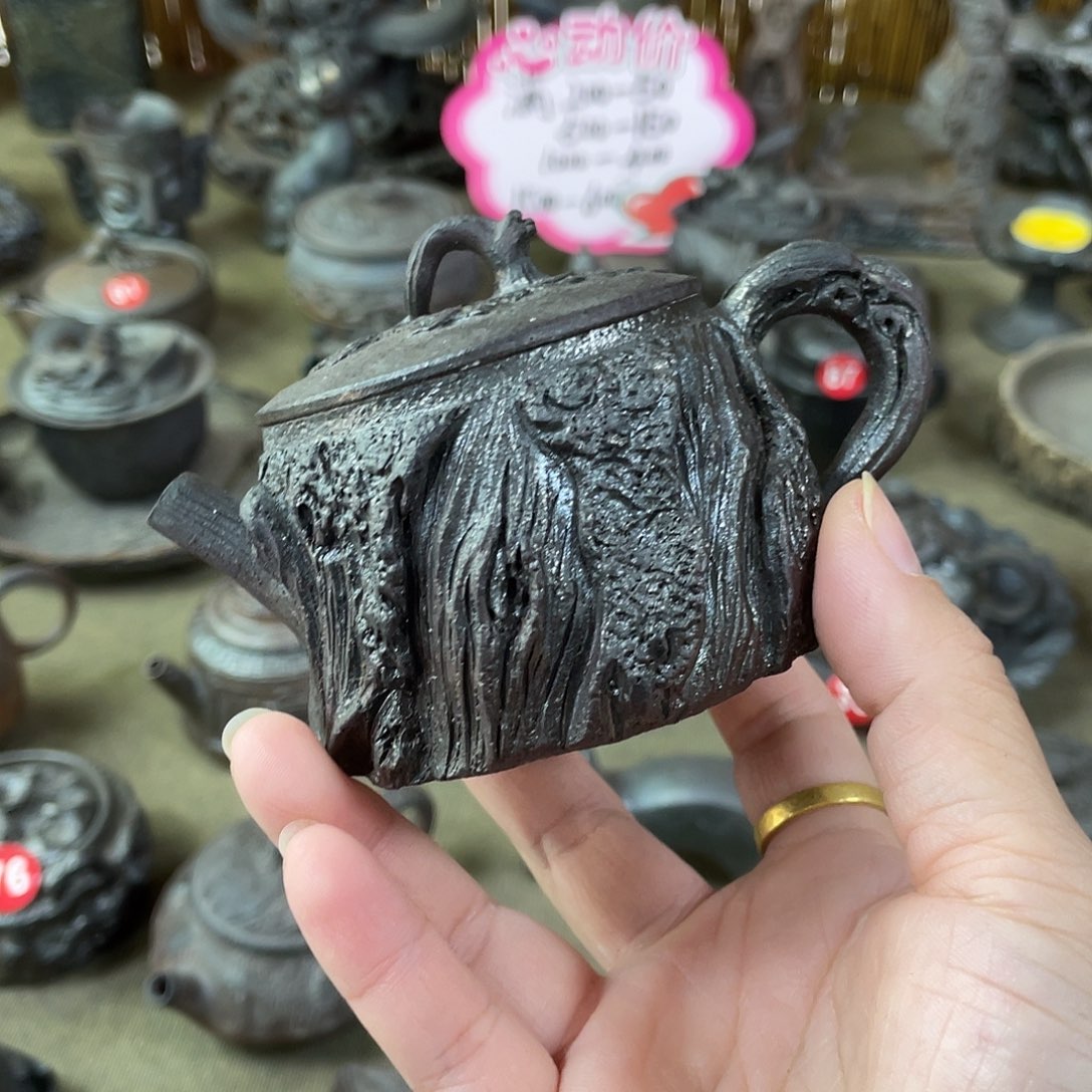 满减400 全手捏柴烧茶器