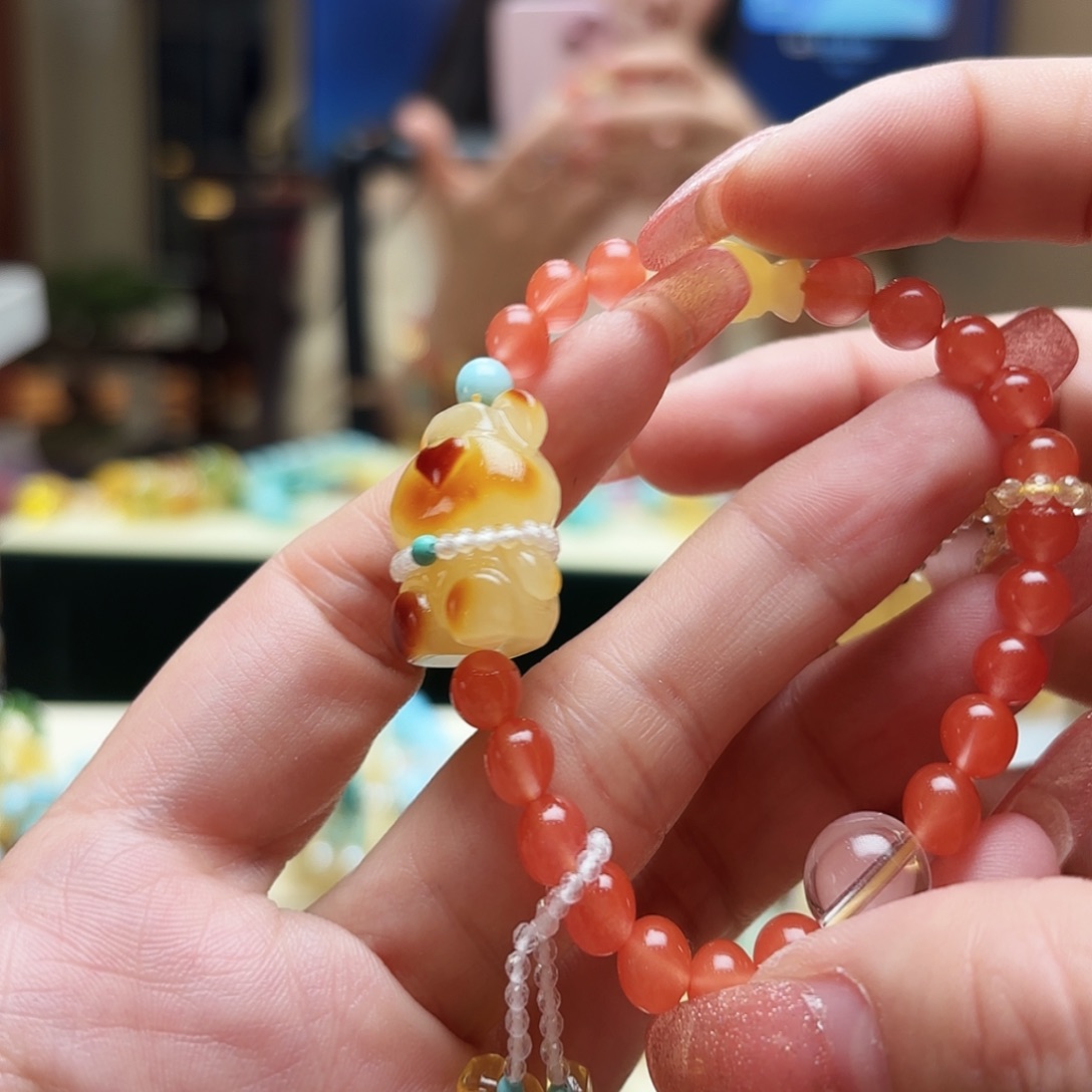 琥珀手链未镶嵌琥珀