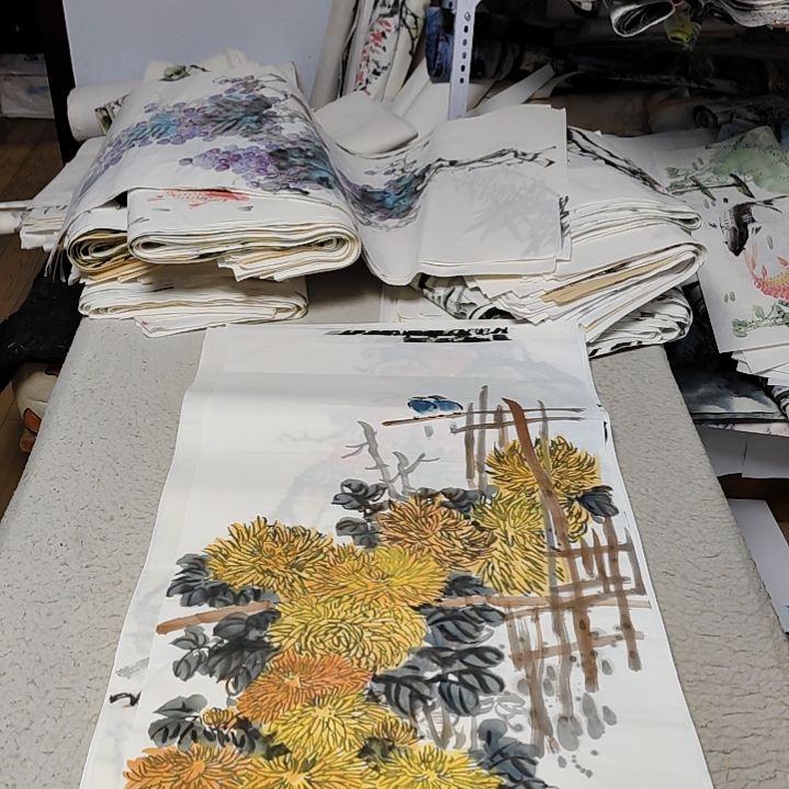 加***！国画落款卡章后台备注