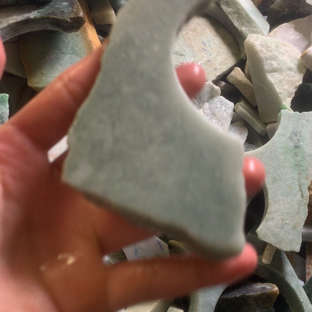 翡翠颈饰未镶嵌缅甸翡翠