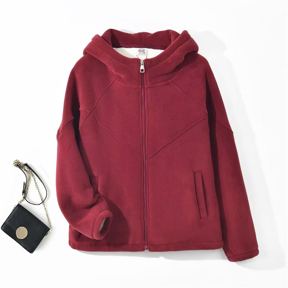 XUXU-[极简时尚]2025冬季新款百搭宽松保暖连帽外套K-MF7123