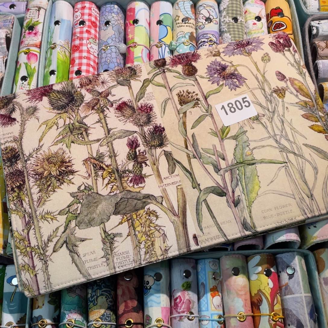 织绣A5 活页不加纸打孔1805