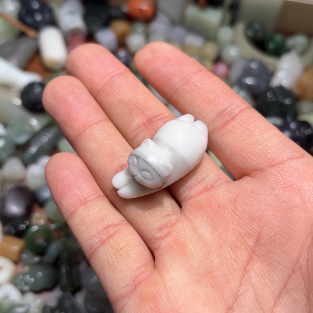 和田玉珠宝半成品未镶嵌