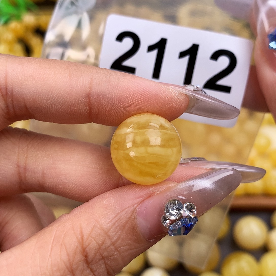 未镶嵌琥珀珠宝奇石17.5，全