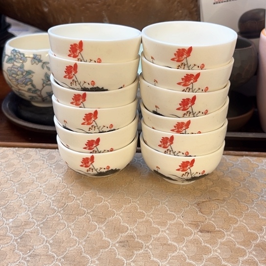 现代陶瓷单杯陶瓷杯子微瑕12个