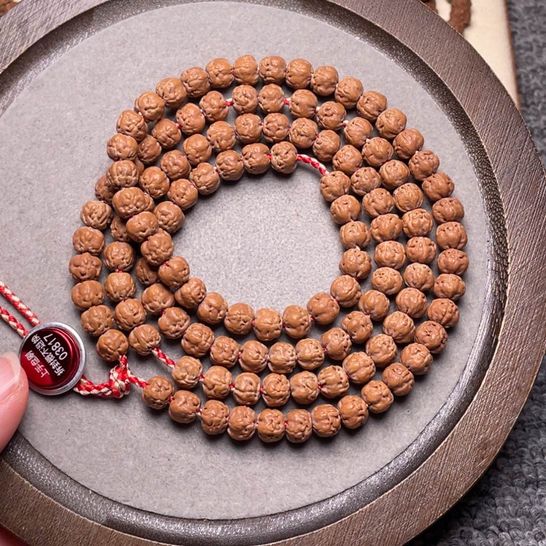 手串金刚菩提钱**?私人定制超头佛手108尺寸6➕