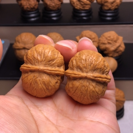 文玩核桃把件玄武元宝11