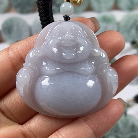 翡翠颈饰未镶嵌大佛福利