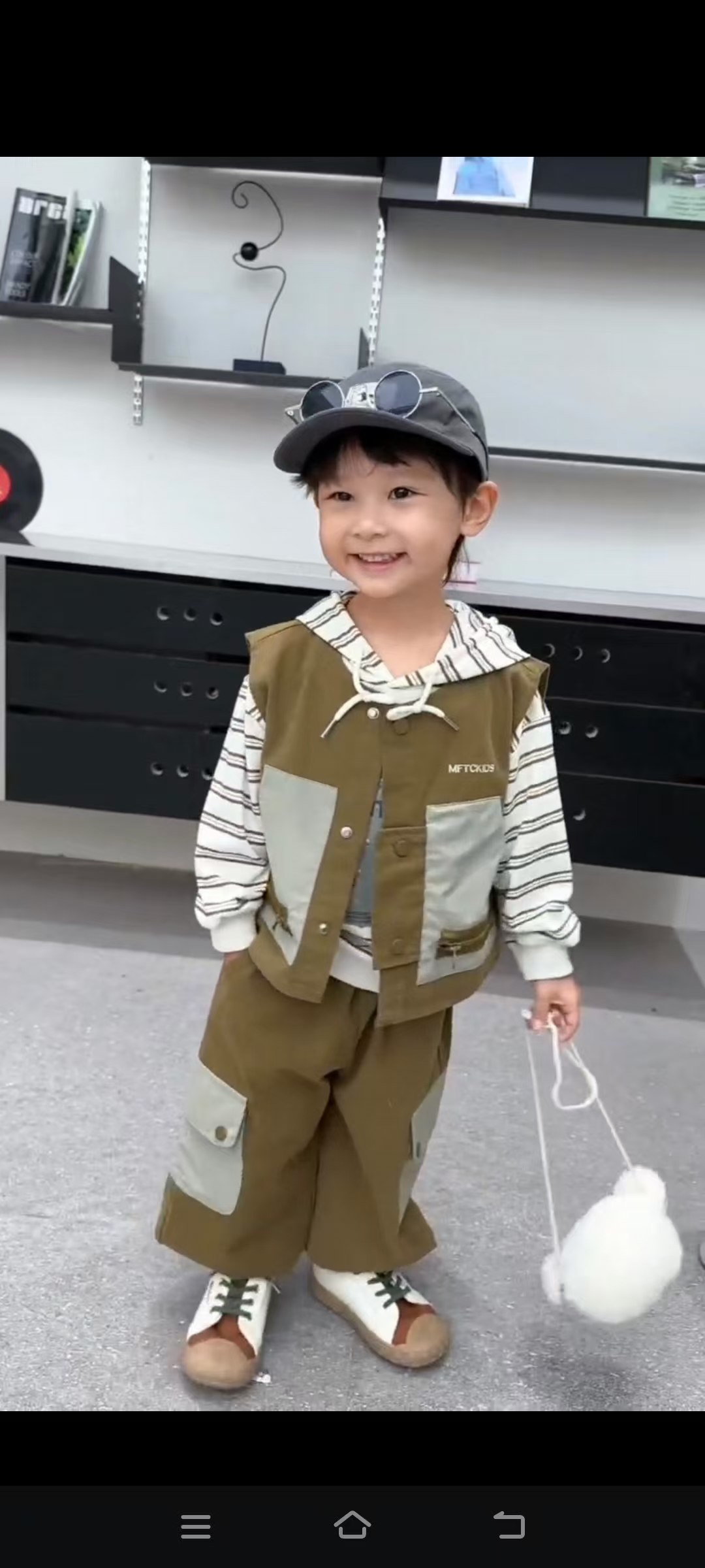 春款韩版马甲三件套休闲套装