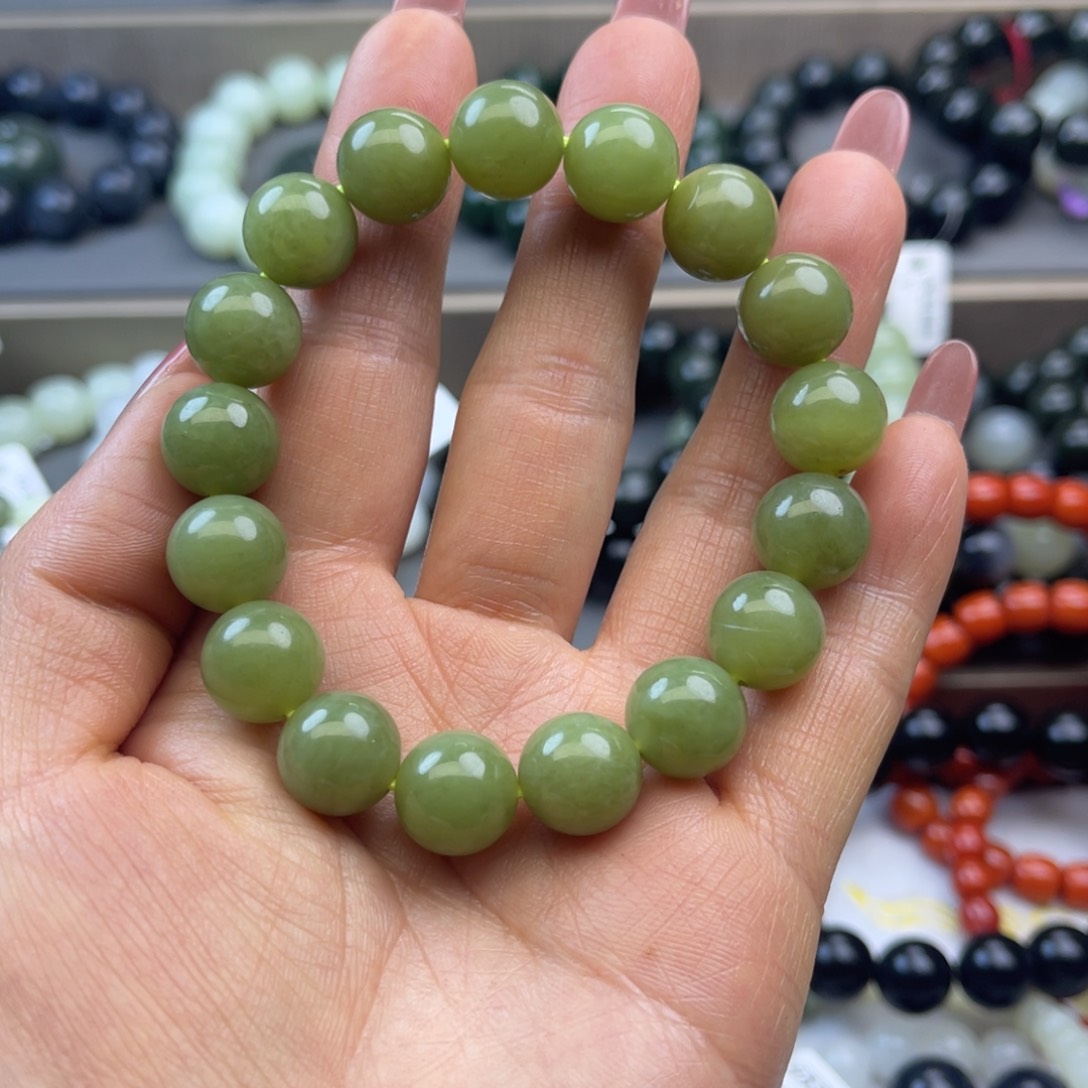 和田玉手链未镶嵌