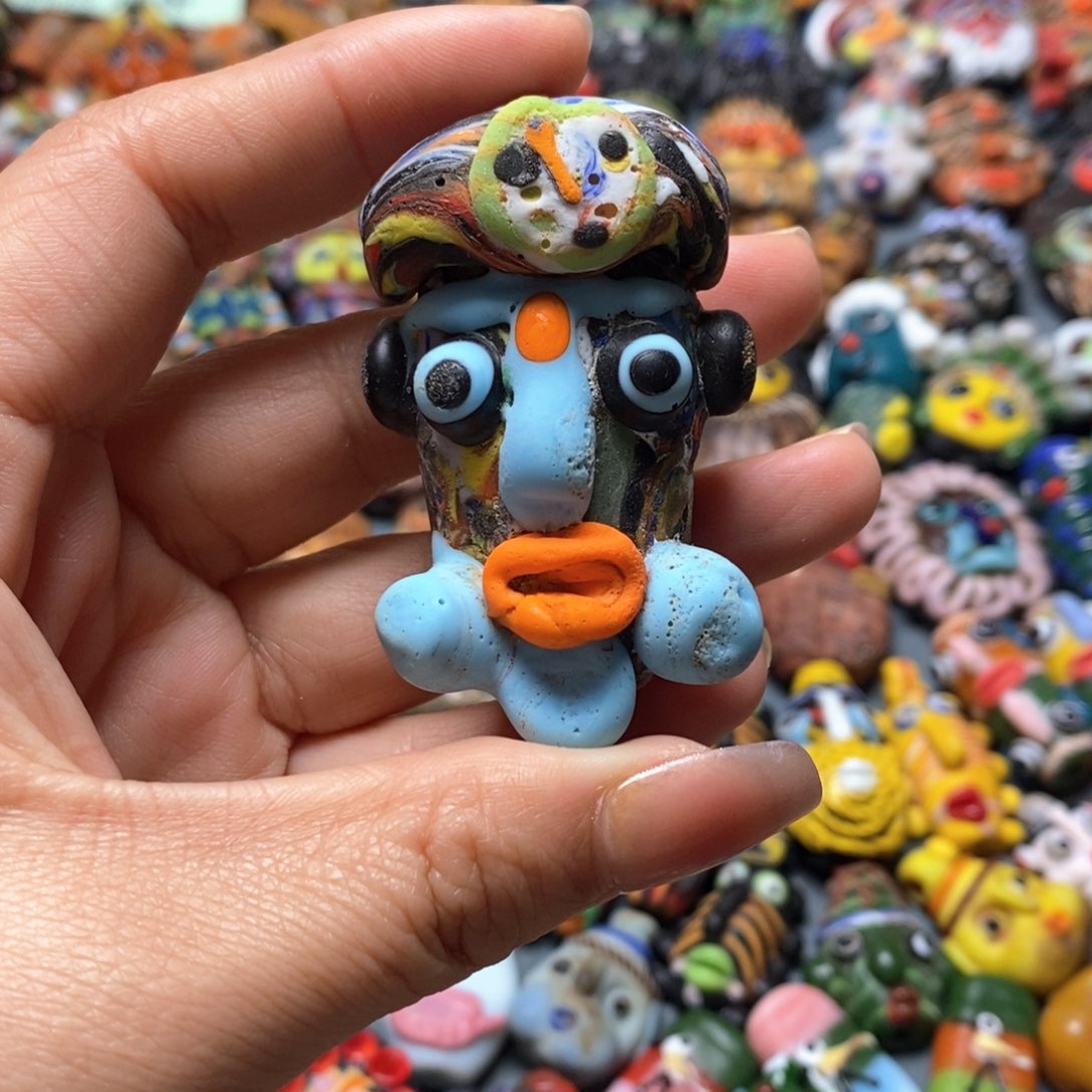 琉璃颈饰印度尼西亚船长