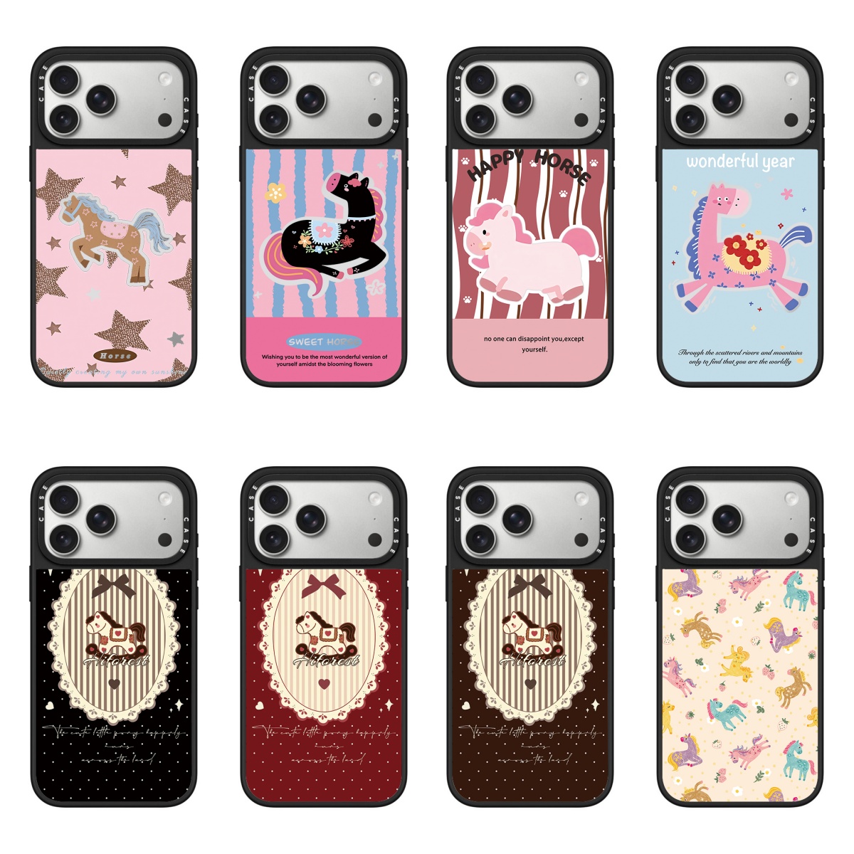 【高版本可爱小马】适用于苹果13手机壳适用于苹果Pro的手机壳