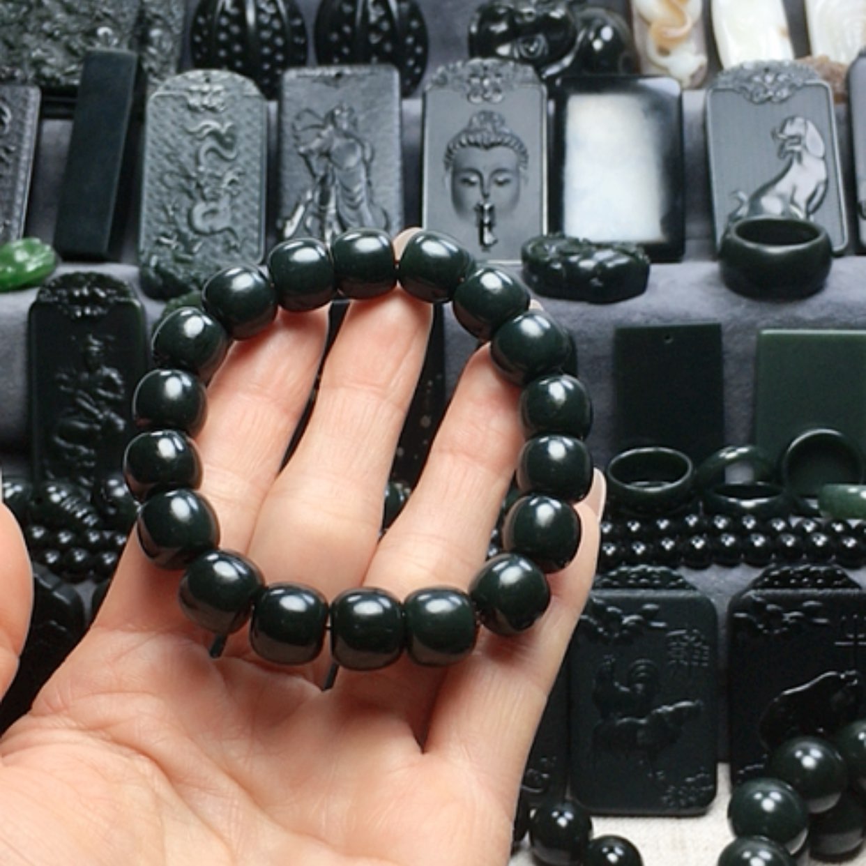 【闪购商品】和田玉手串未镶嵌