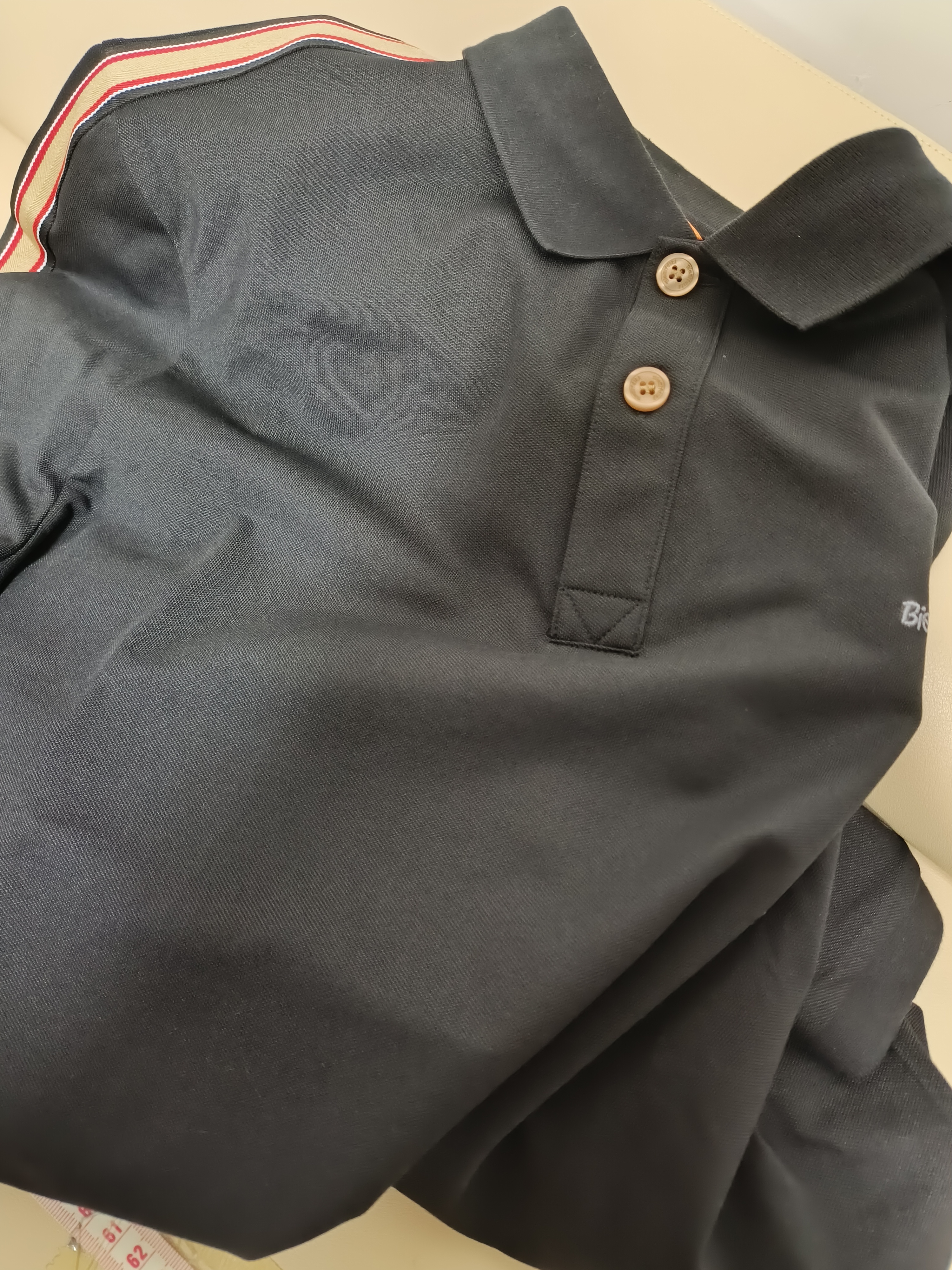 小人家 男装经典螺纹翻领短袖POLO衫