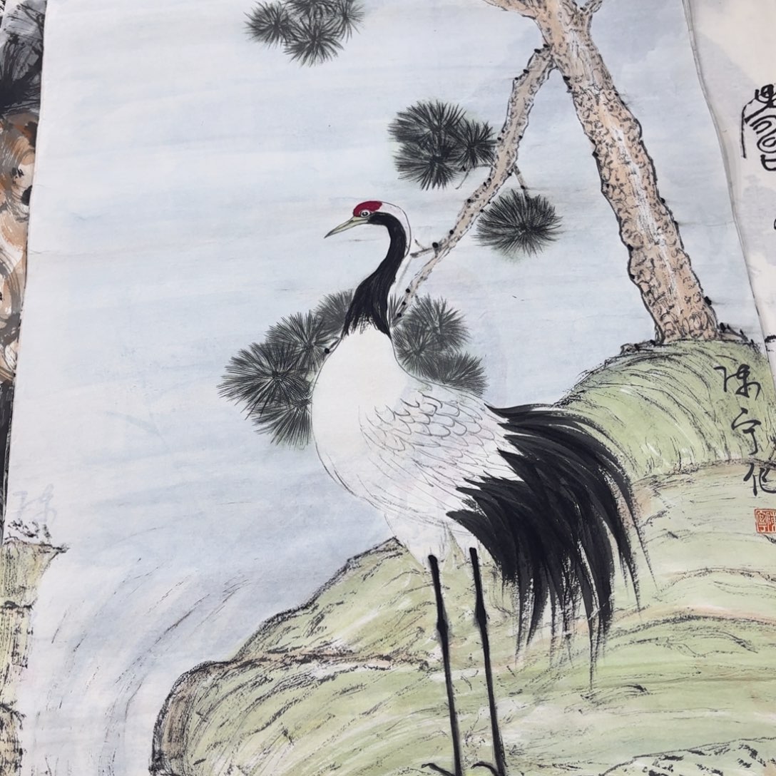 国画国画老师作品刘
