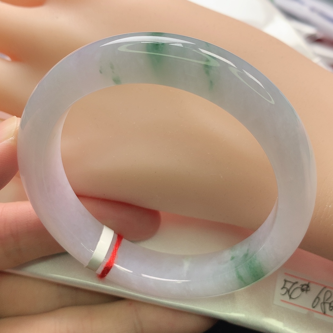 翡翠未镶嵌手镯缅甸5354