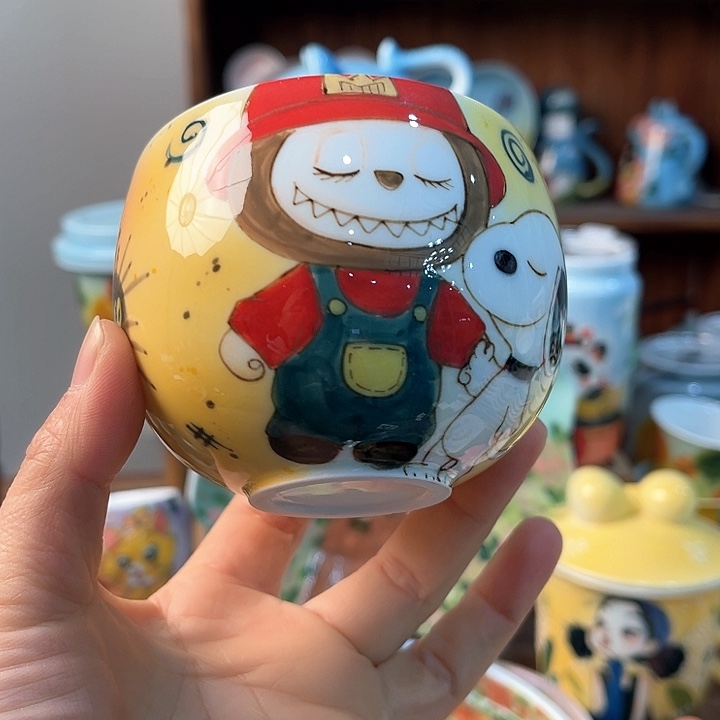 陶景德镇釉下手绘陶瓷 