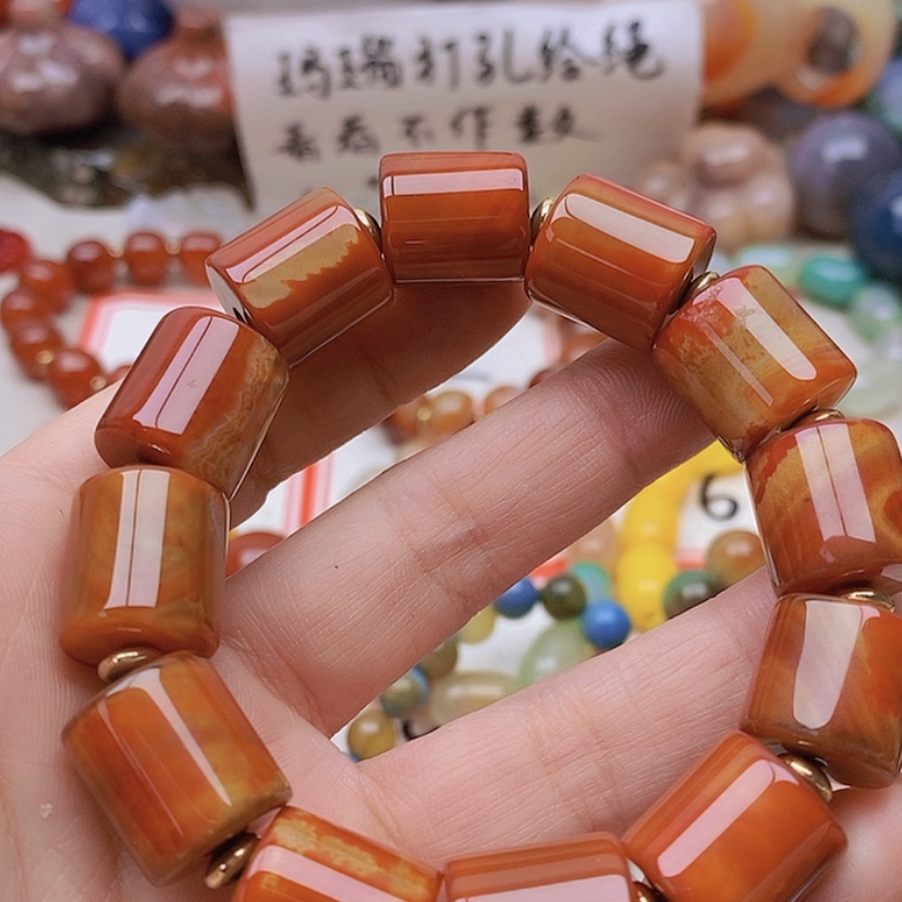 【闪购商品】未镶嵌玛瑙/玉髓珠宝半成品虎****宝