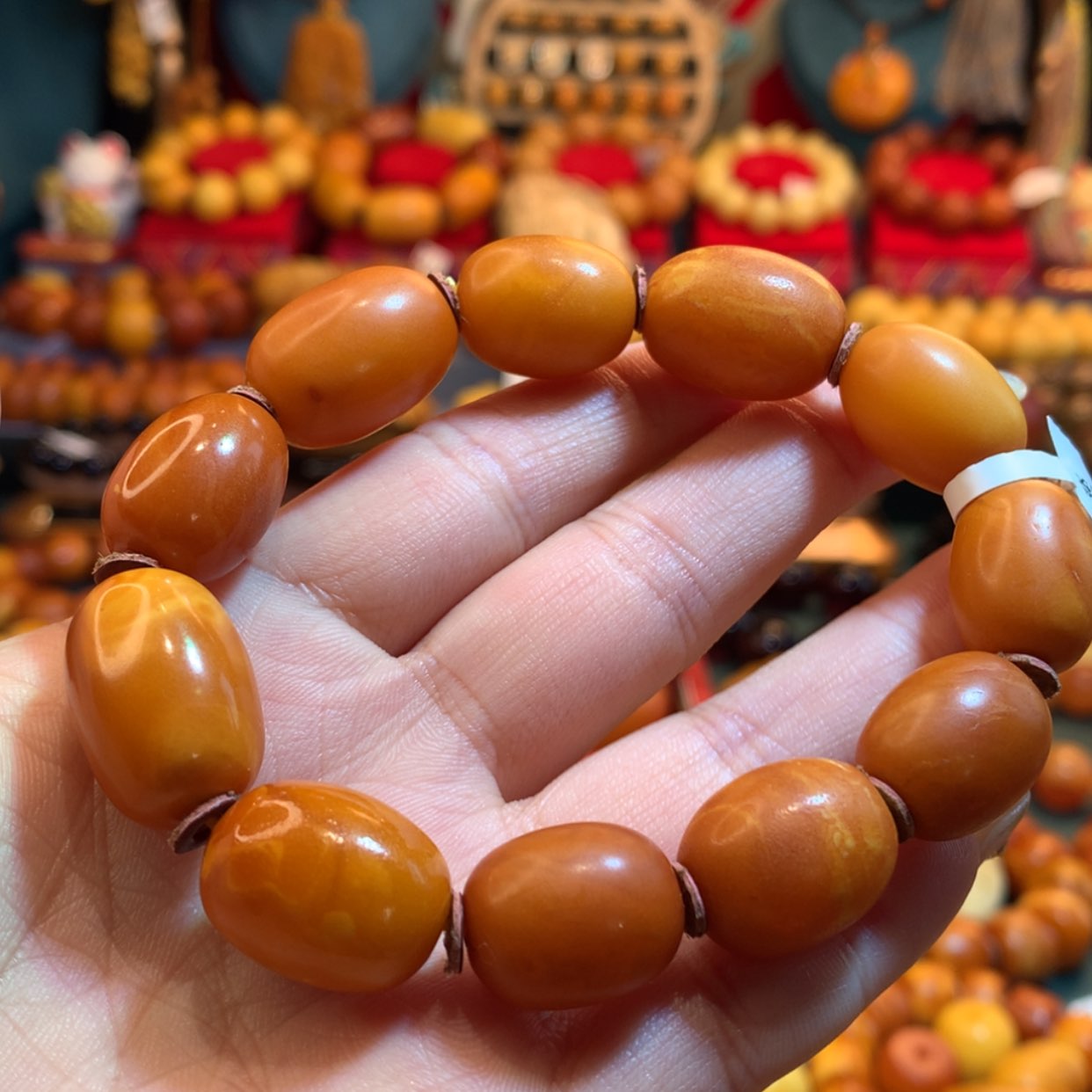 【闪购商品】蜜蜡手串未镶嵌蜜蜡手串
