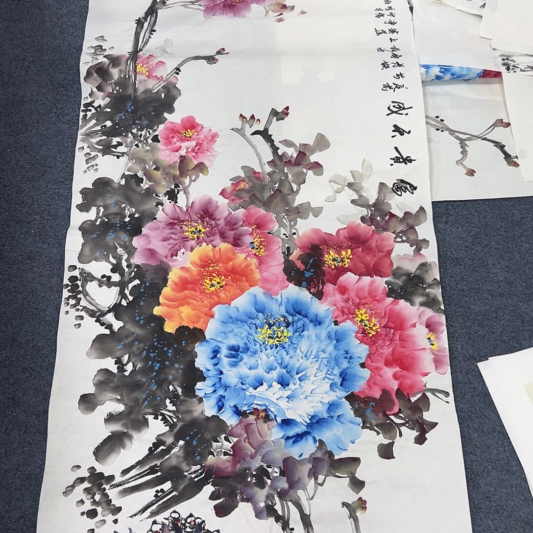 国画国画作品纯手绘