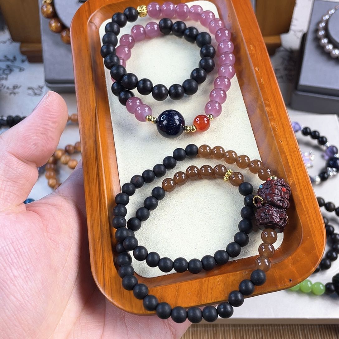 和田玉手饰银S925镀金镶嵌