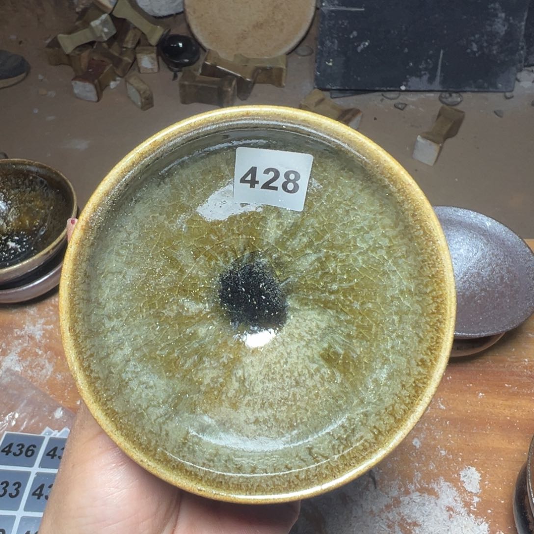 茶盏九月茶盏柴烧主人杯428