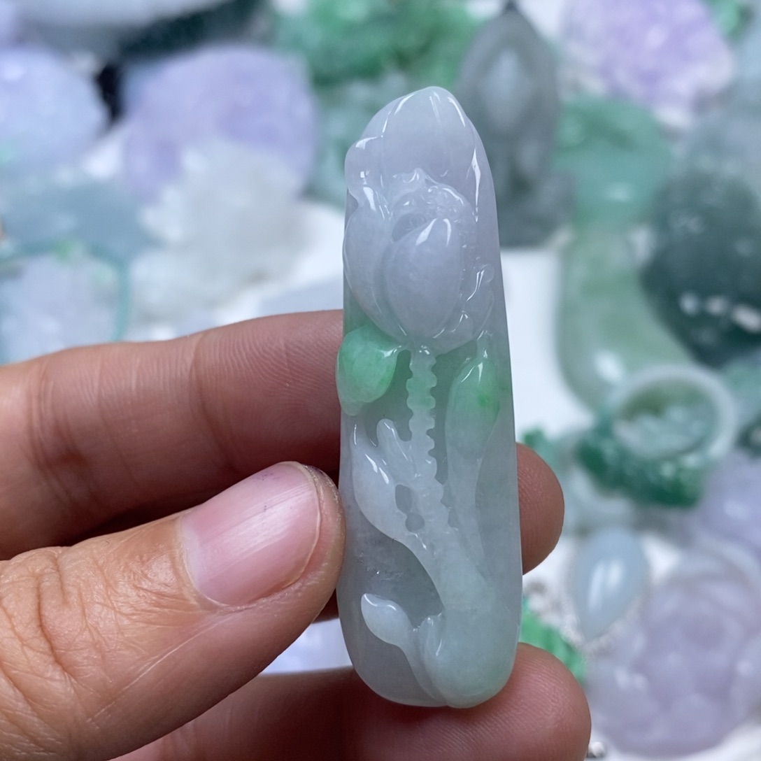 颈饰未镶嵌翡翠翡翠