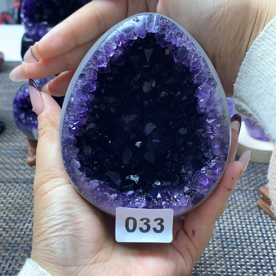 自***～未镶嵌紫晶大型摆件（非配饰）