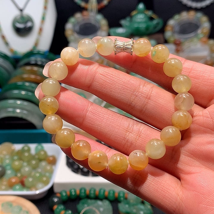 石英质玉未镶嵌手链