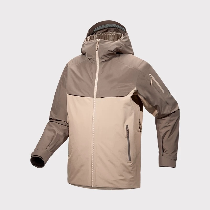 【骨头买菜】保暖拼接连帽防风防水户外登山冬季户外