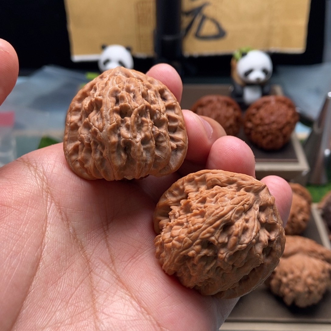 核桃手串/手链核桃把件三角白39