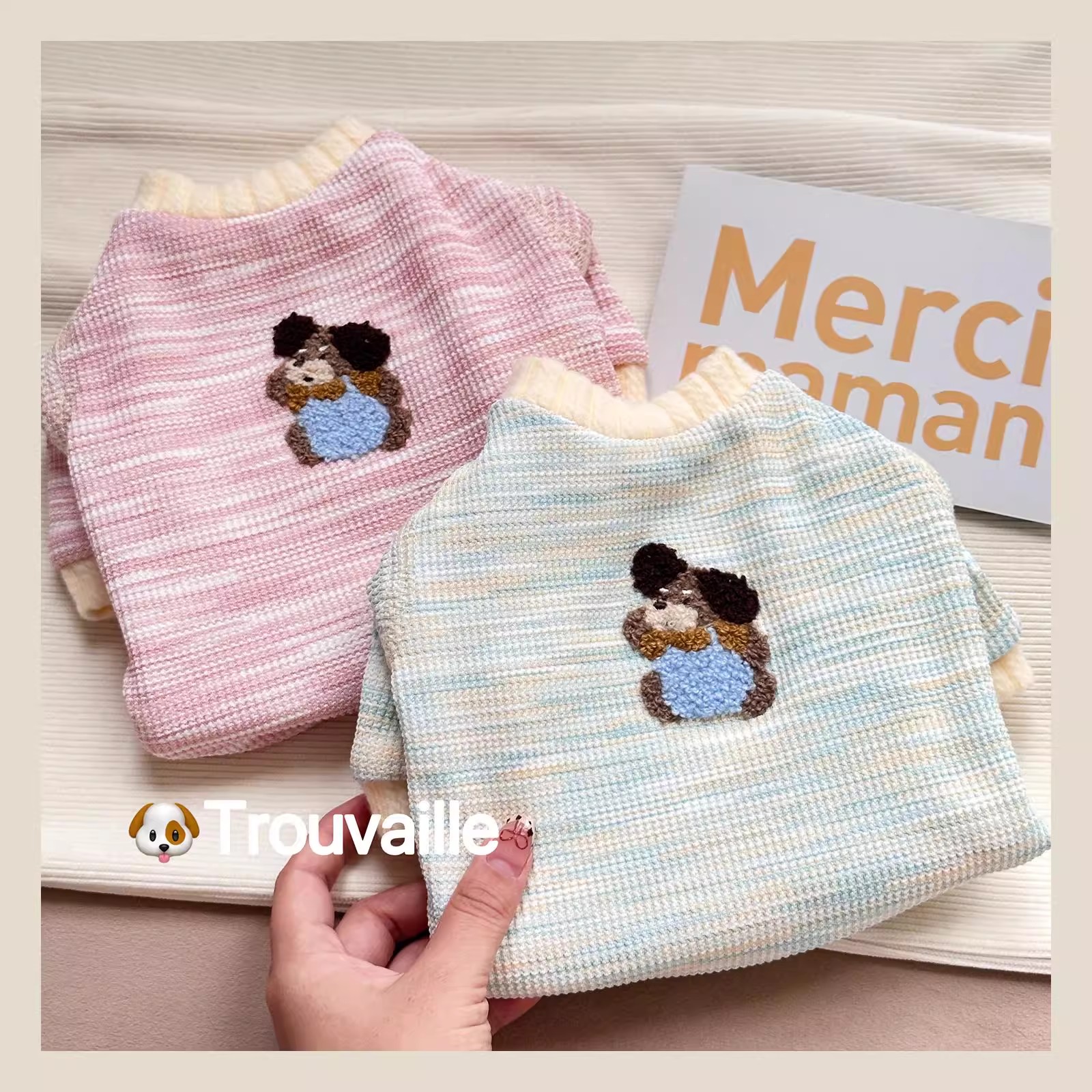 ⭐❤Bluetime「乖乖小狗」宠物冬加绒泰迪棉衣加厚中型犬衣服保暖柴犬