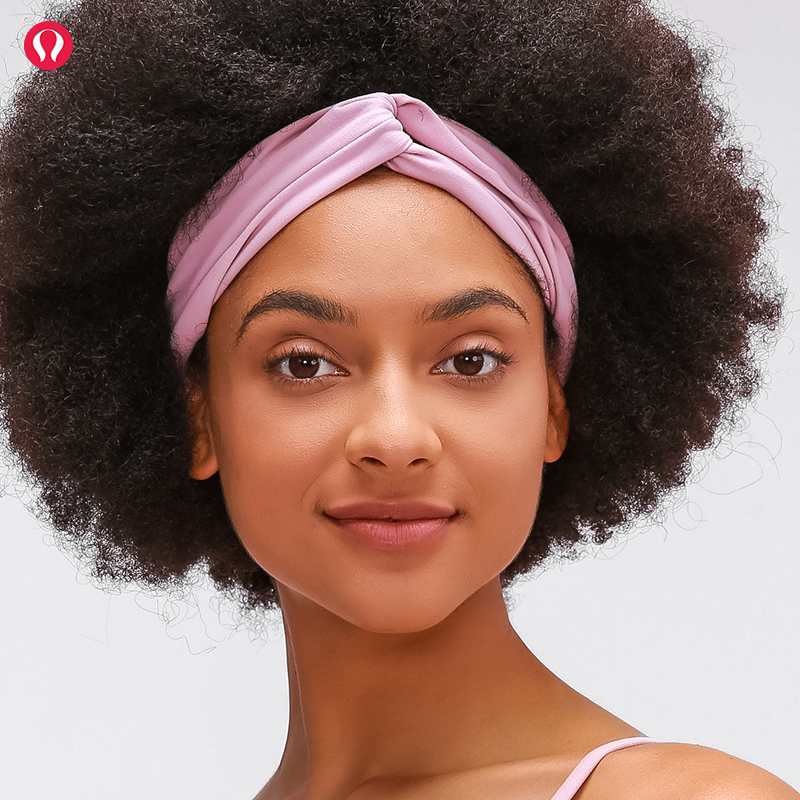 lulu露露首领运动头带柔软透气户外瑜伽跑步健身速干吸汗束发带