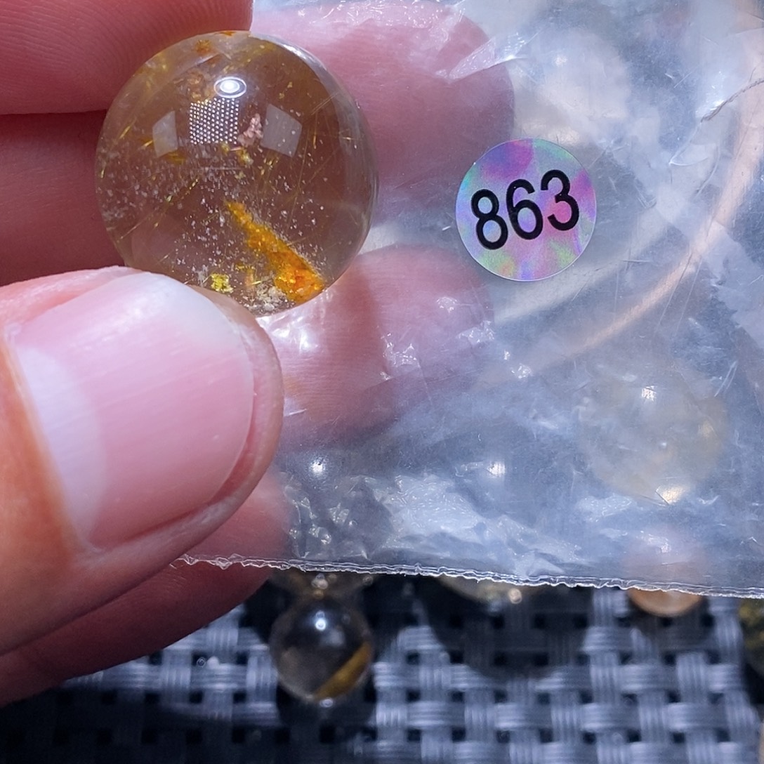 柳***-未镶嵌发晶手链天然