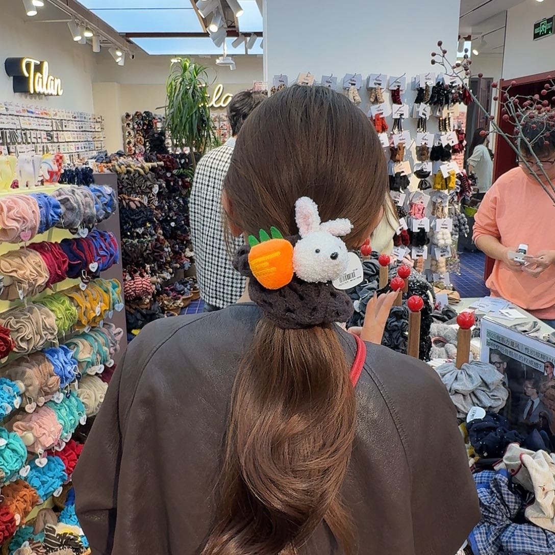 胡萝卜小兔子新款发圈哦哦哦