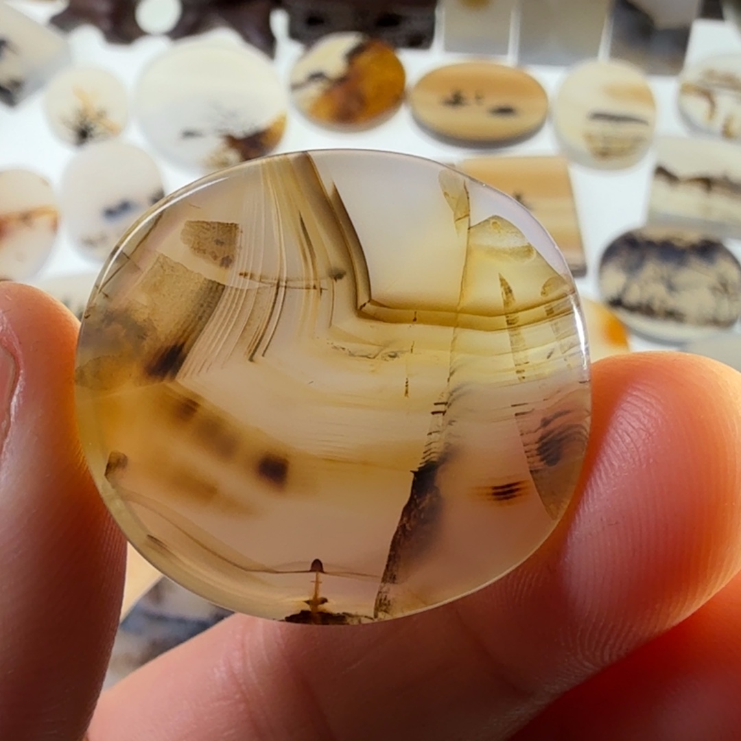 玛瑙/玉髓未镶嵌珠宝半成品