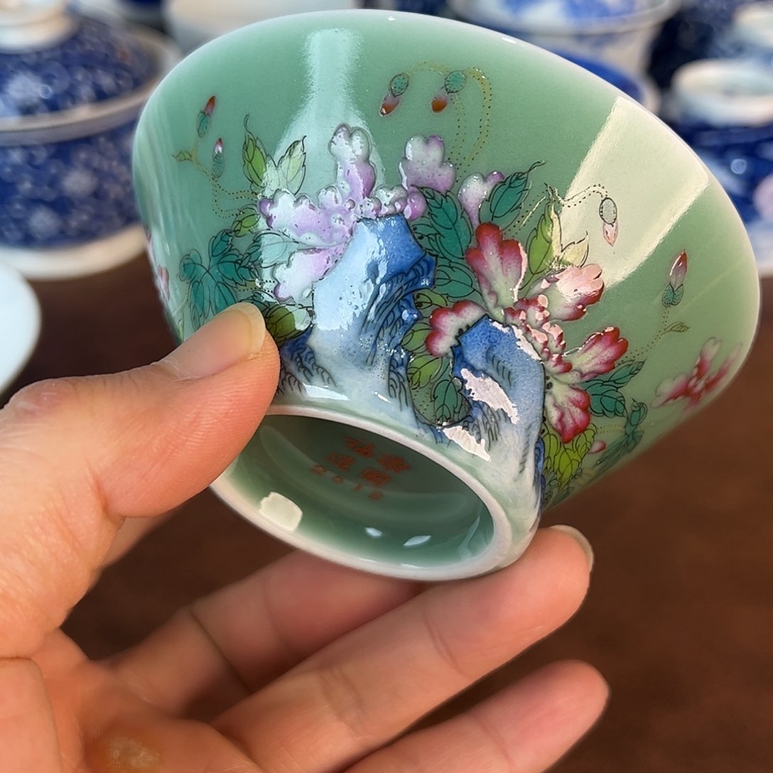 杯景德镇全手工手绘陶瓷