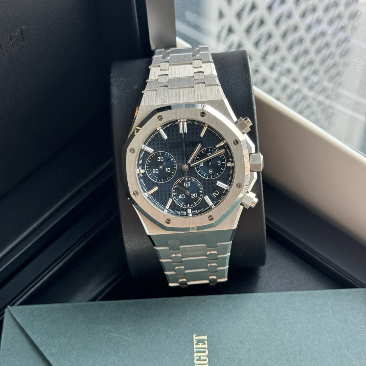 未使用 Audemars Piguet/爱彼 26240st蓝钢，25年8月卡全新未使用
