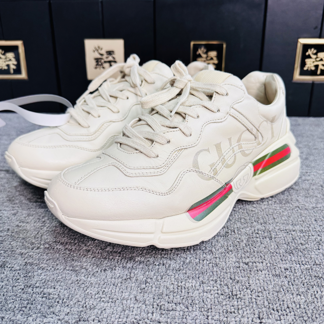 95新 GUCCI/古驰 腰带老爹鞋40码ysc4550