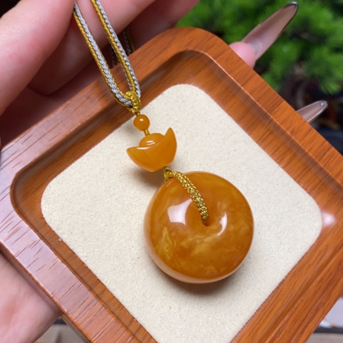 【闪购商品】蜜蜡颈饰未镶嵌项链