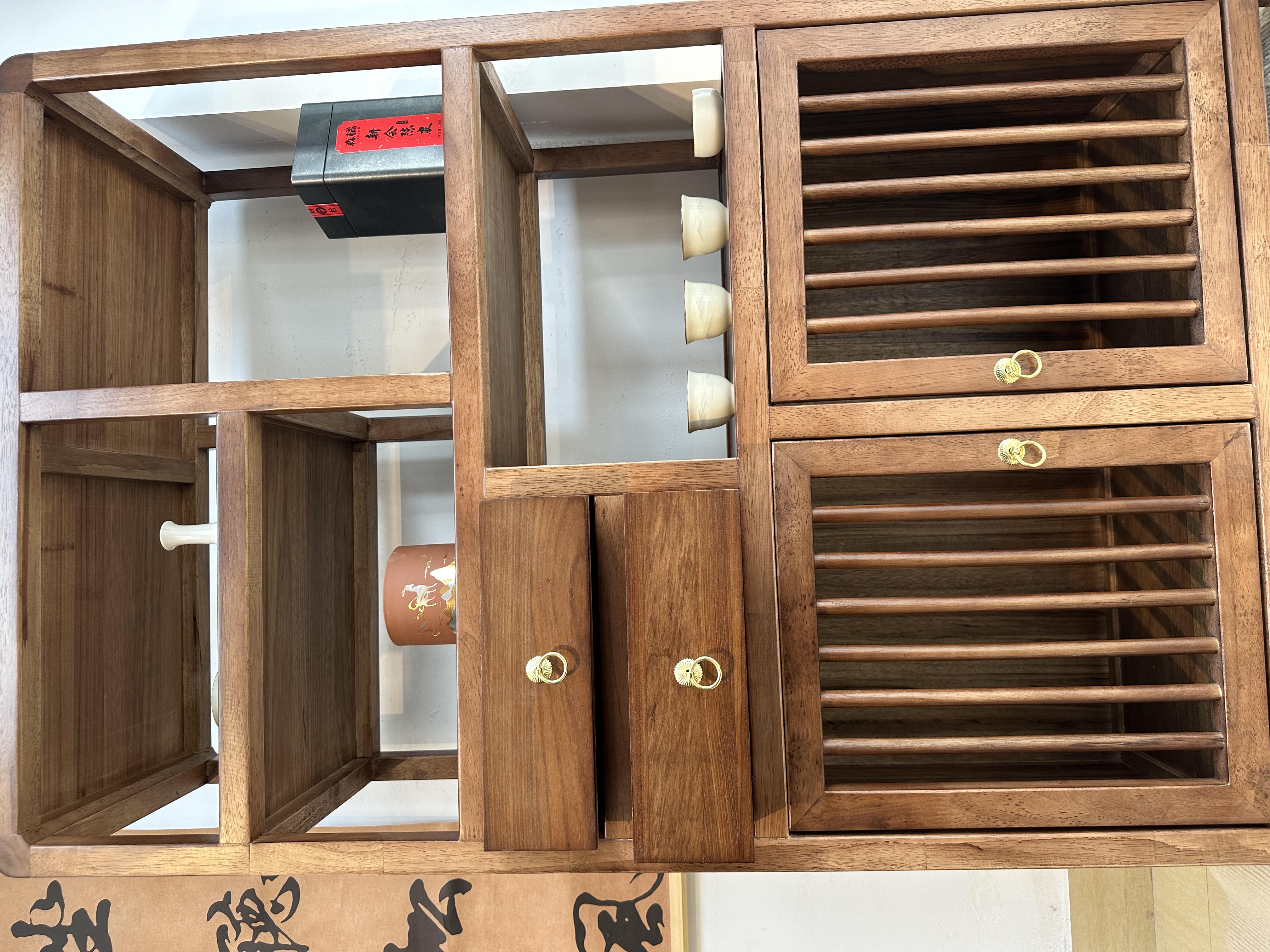 【博古架】新中式博古架储物架