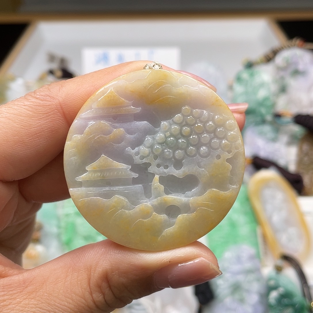 翡翠吊坠(不含链)未镶嵌