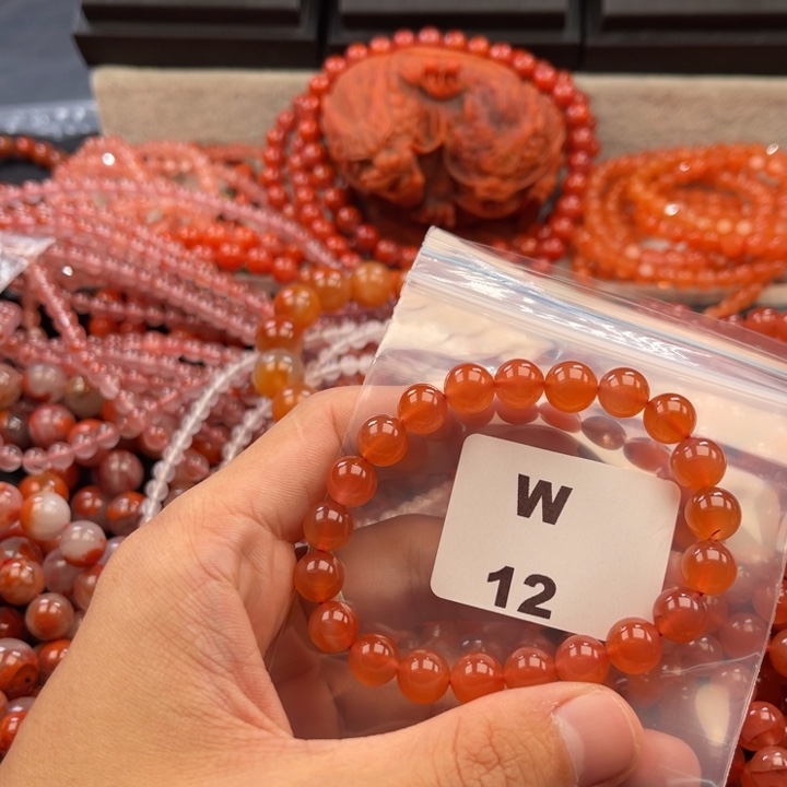 南红玛瑙未镶嵌多样性发货默认微瑕称重