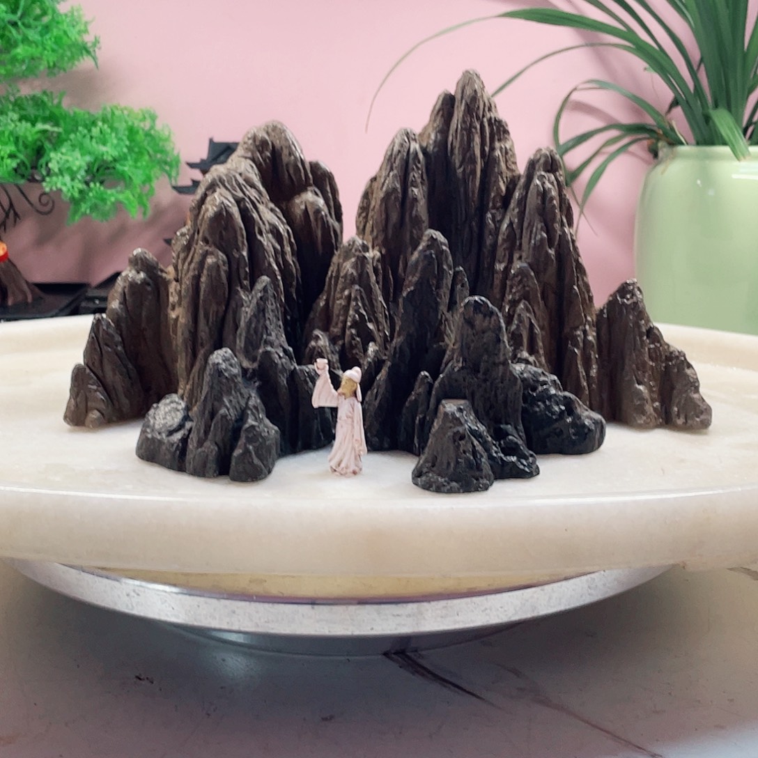 仿石组景 搭配组合