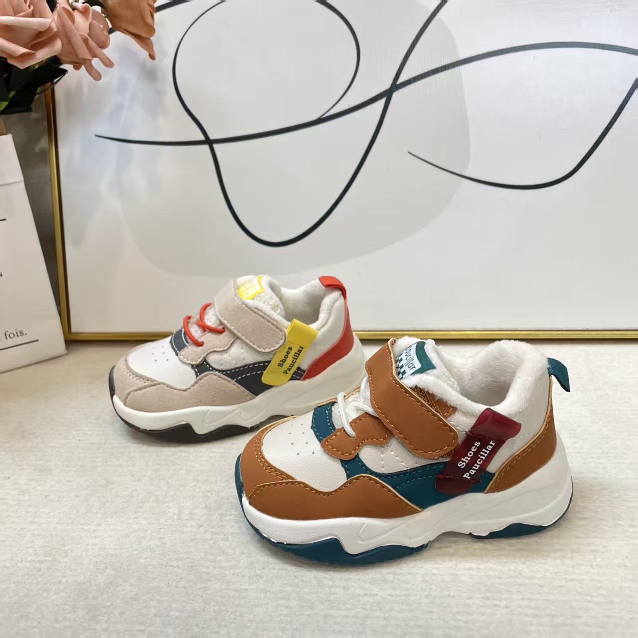 【PAUCILLAR普西拉】1212/H/冬季上新/稳步鞋/防踢运动学步机能鞋